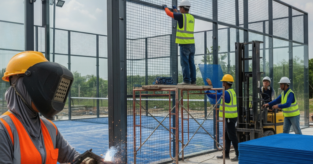 tukang membuat padel