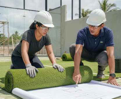 Lapangan Padel dengan kontraktor berpengalaman
