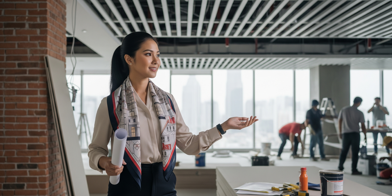 HRGA sedang melihat renovasi kantor