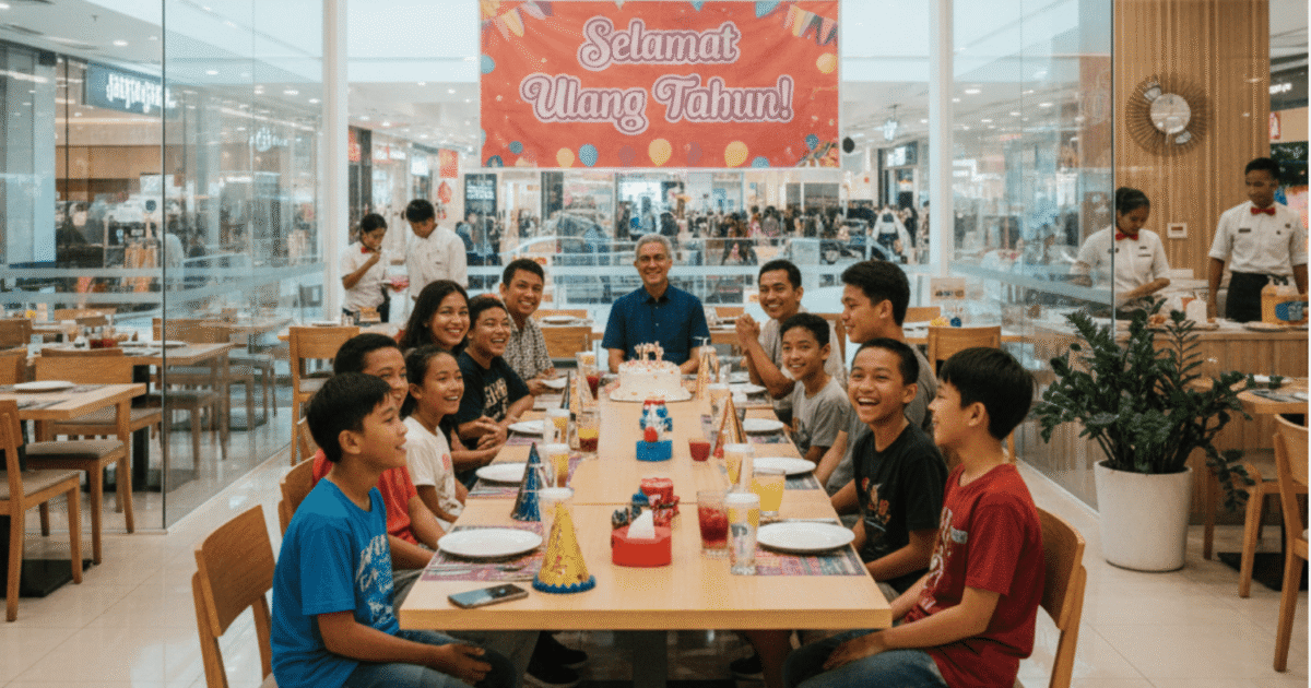 desain restoran ulang tahun