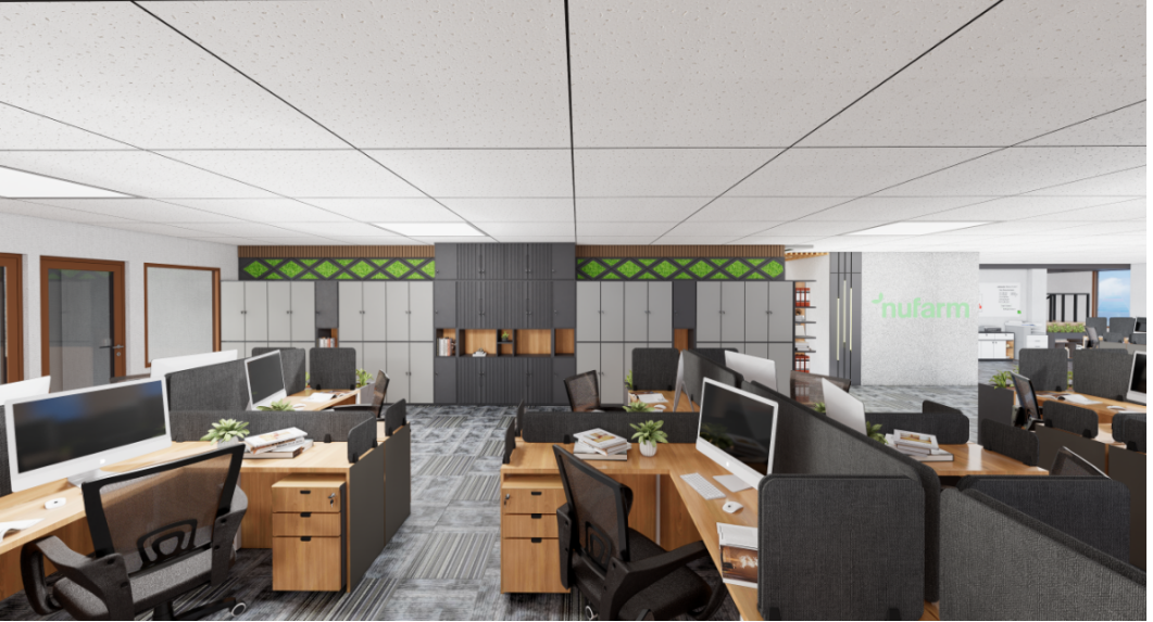 renovasi ruang kerja modern